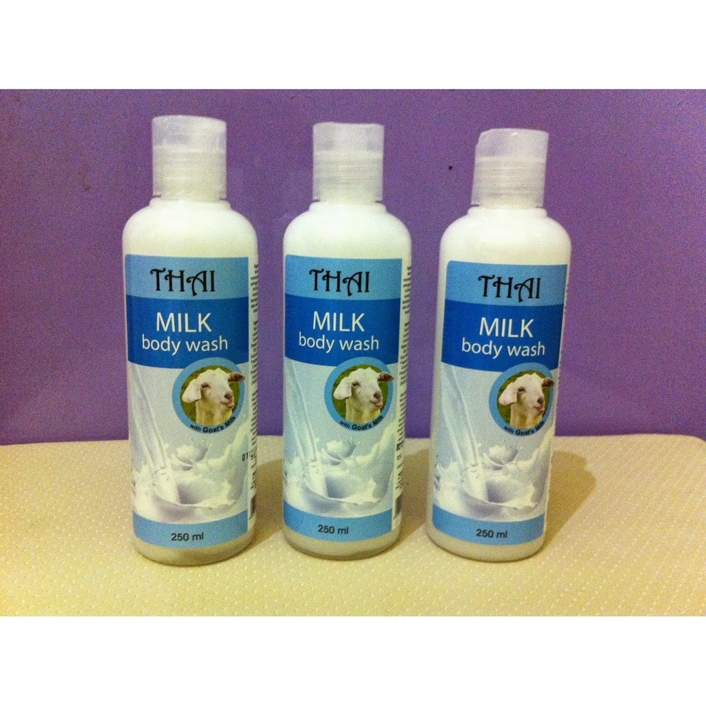 THAI Goat's Milk Body Wash - Sabun Cair Susu Kambing 250ml