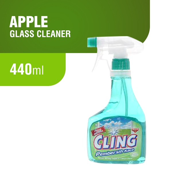 CLING Pembersih  Kaca  Hijau Botol 440 ml Shopee Indonesia