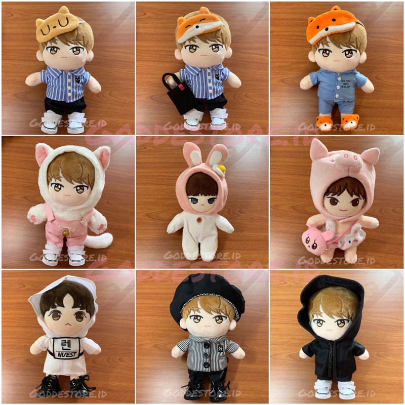 Pakaian Boneka 15 dan 20 cm Karakter Doll Nuest Kpop