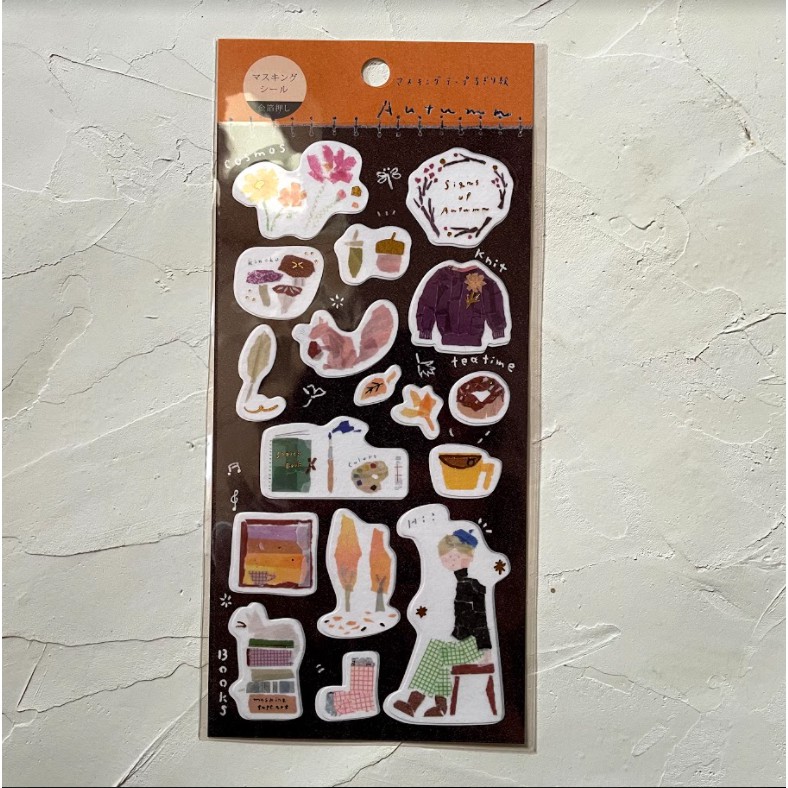 

[My Favorite] Washi Sticker - Autumn by Miki Tamura