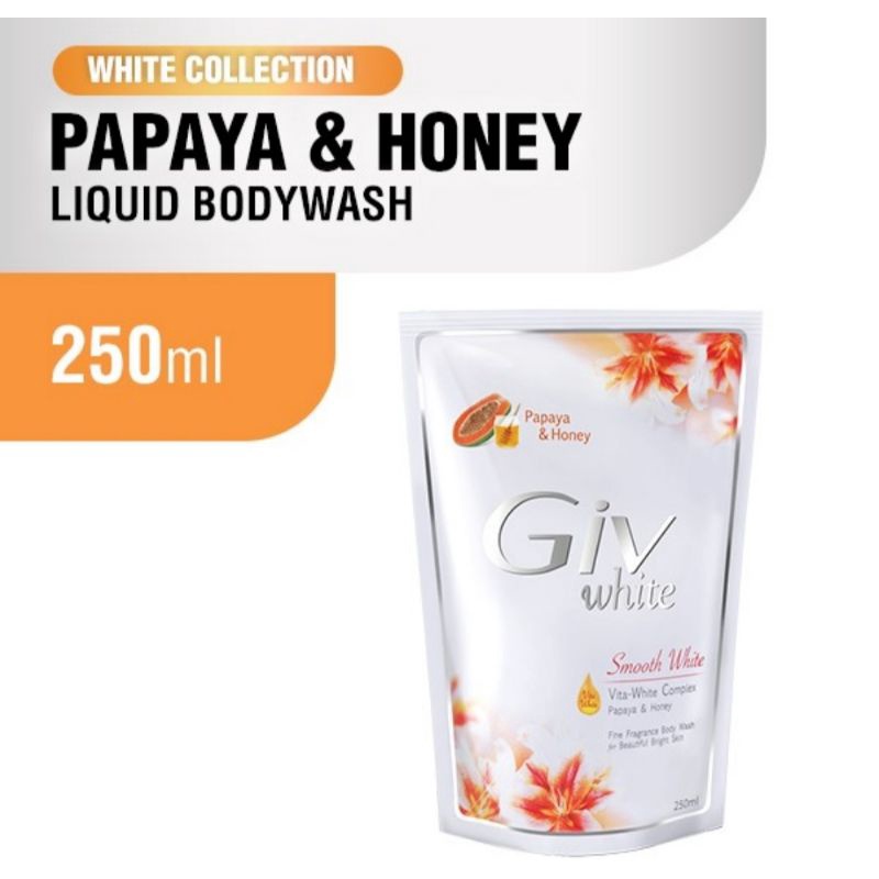 Giv White Bodywash Refill 250ml