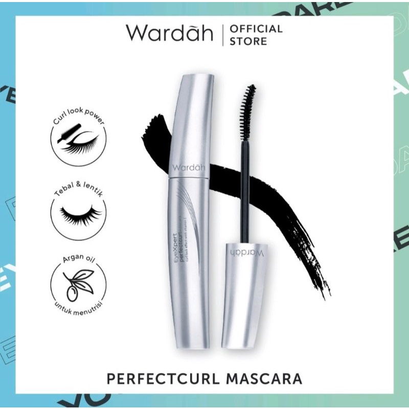 Wardah mascara waterproof original/maskara wardah