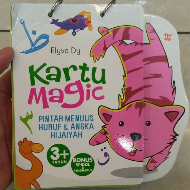 Kartu Magic Huruf dan Angka Hijaiyah