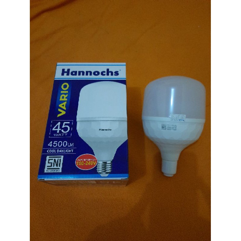 lampu led 45 watt hannochs bohlam LED 45 watt HANNOCHS VARIO lampu SNI