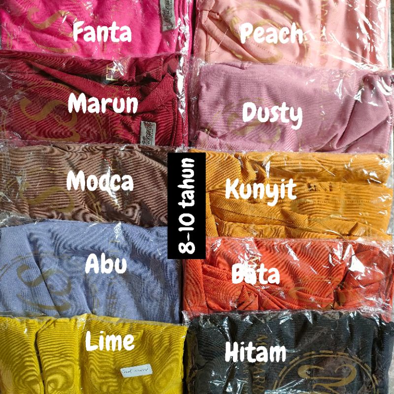 Pasmina Instan Anak Jersey Tanggung by Hijabmuslimah