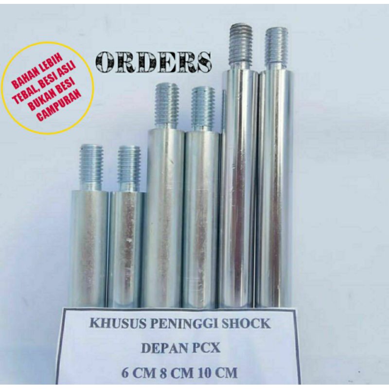 PENINGGI TAMBAHAN SAMBUNGAN SULING SHOCK SKOK SHOK SOK DEPAN HONDA MATIC PCX E