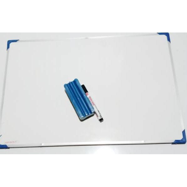 

[DISCOUNT Q0G96] 40x60 Whiteboard papan tulis biasa dan MAGNET Hot Sale
