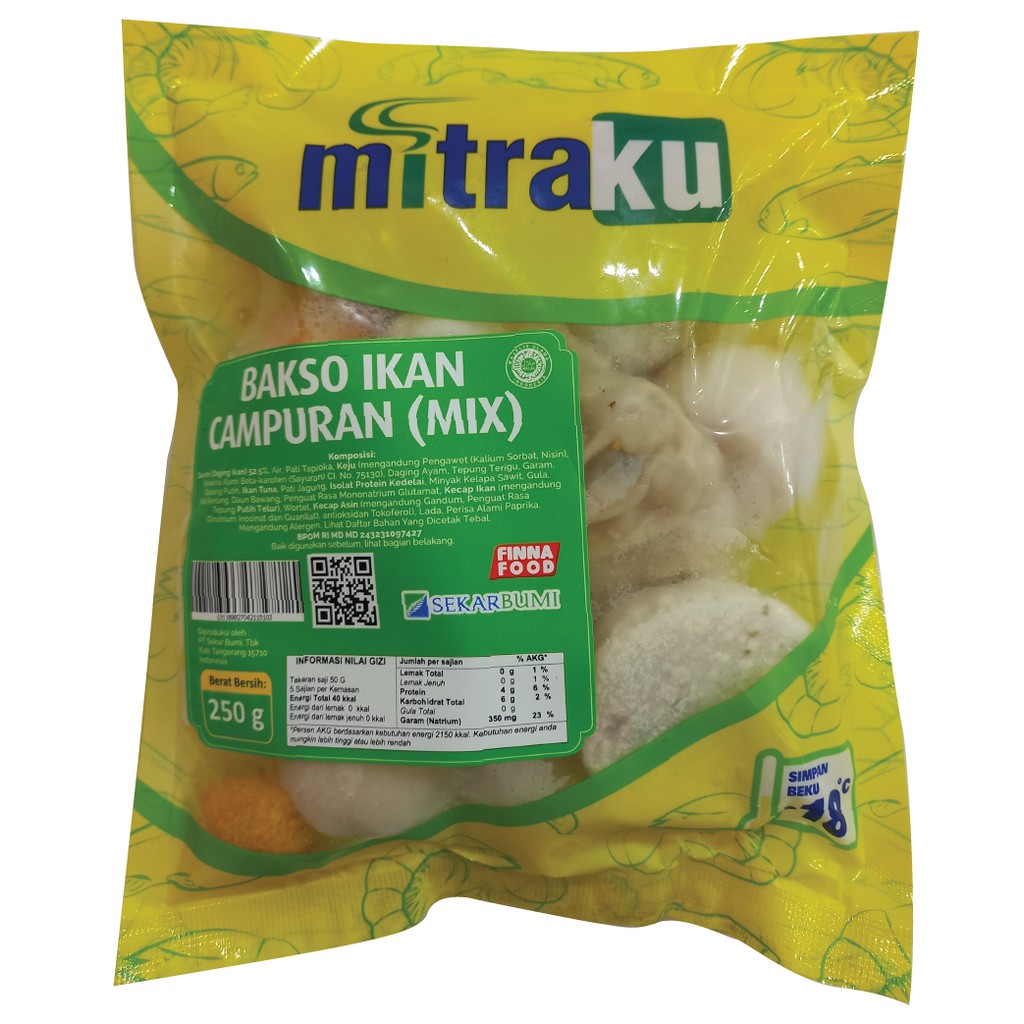 

MITRAKU BAKSO IKAN CAMPURAN MIX 250GR