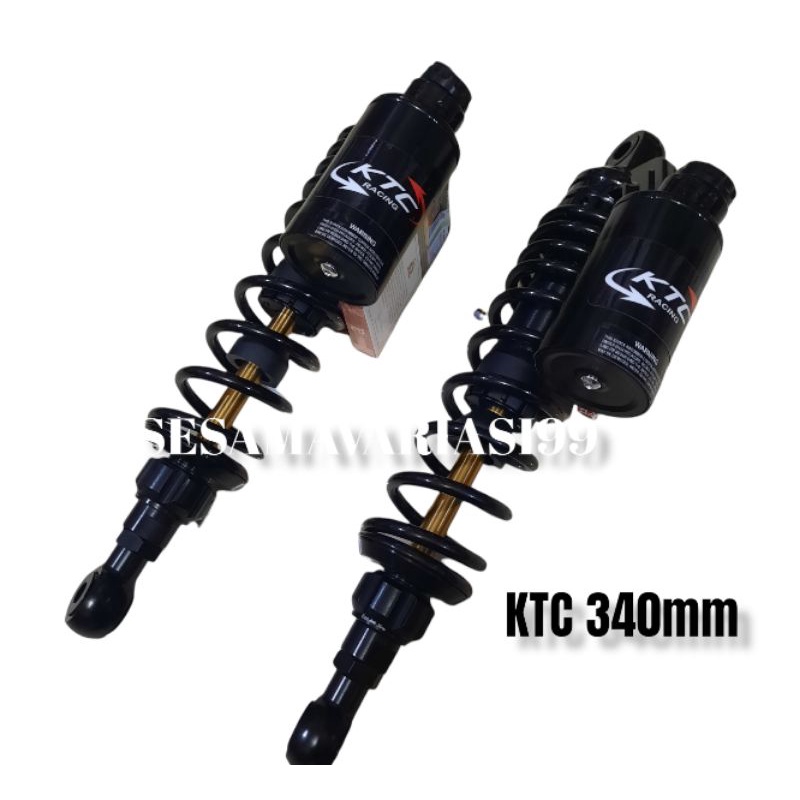 Shock ktc shockbreaker copy ktc full black tabung double 340mm nmax rxking shogun aerox dll