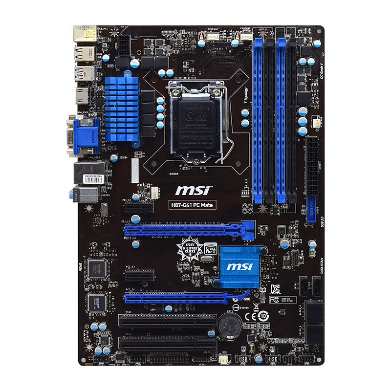 PREORDER MSI H87-G41 PC Mate LGA 1150 Intel H87 Desktop PC Motherboard DDR3 32GB Core i7-4770K i5-46