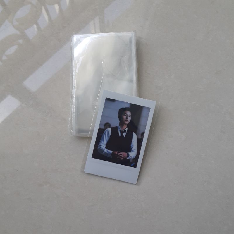 Plastik Inner Sleeve Foto Polaroid / Photo Card