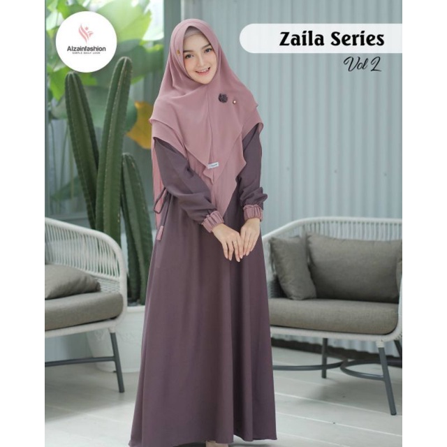 Gamis Syar'i Zaila Series by Alzainfahion