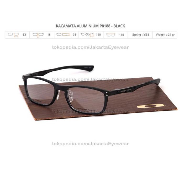☞❣Branded❤️ kacamata hitam (PAKET LENSA PROGRESSIVE PHOTOCROMIC) PORSCHE DESIGN P8188 FULL