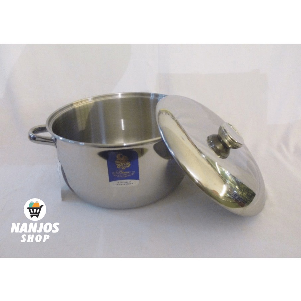 Bima Panci + Tutup Prima Panci Saus Saos Saucepot 28 Cm Stainless steel B2007028 / B200728