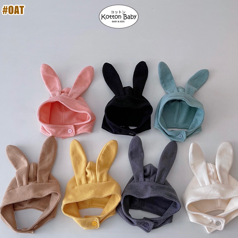 0-2 thn || Topi Bonnet Polos Bayi Newborn Anak Baby Emen Anak Impor Catalog OIMG OAT