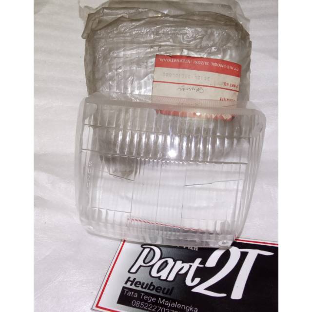 Mika kaca lampu depan glass plate lens headlight suzuki crystal rc110 rc 110 original
