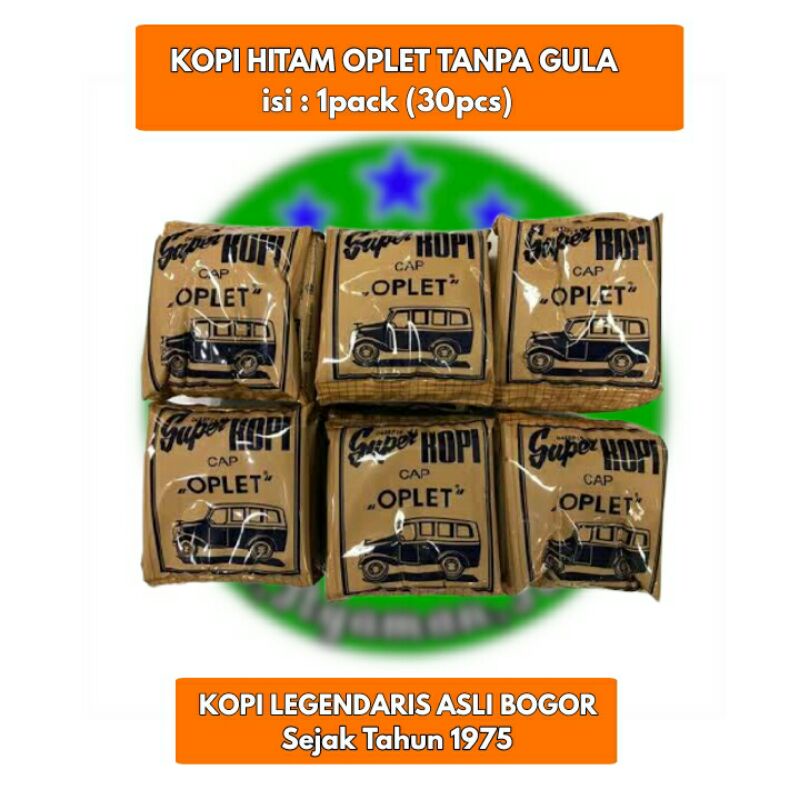 

Kopi Oplet Tanpa Gula 7gr isi 30Sachet Grosir