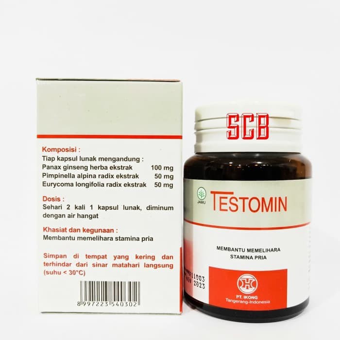 Testomin H3 - Vitamin Hormon- Kesuburan Stamina bagi Pria Wanita