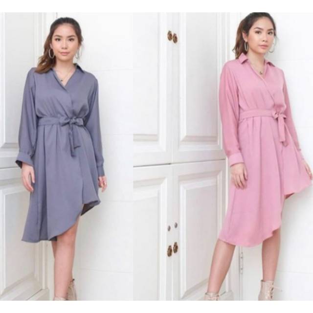 Kiara Tunik Kimono tali pinggang