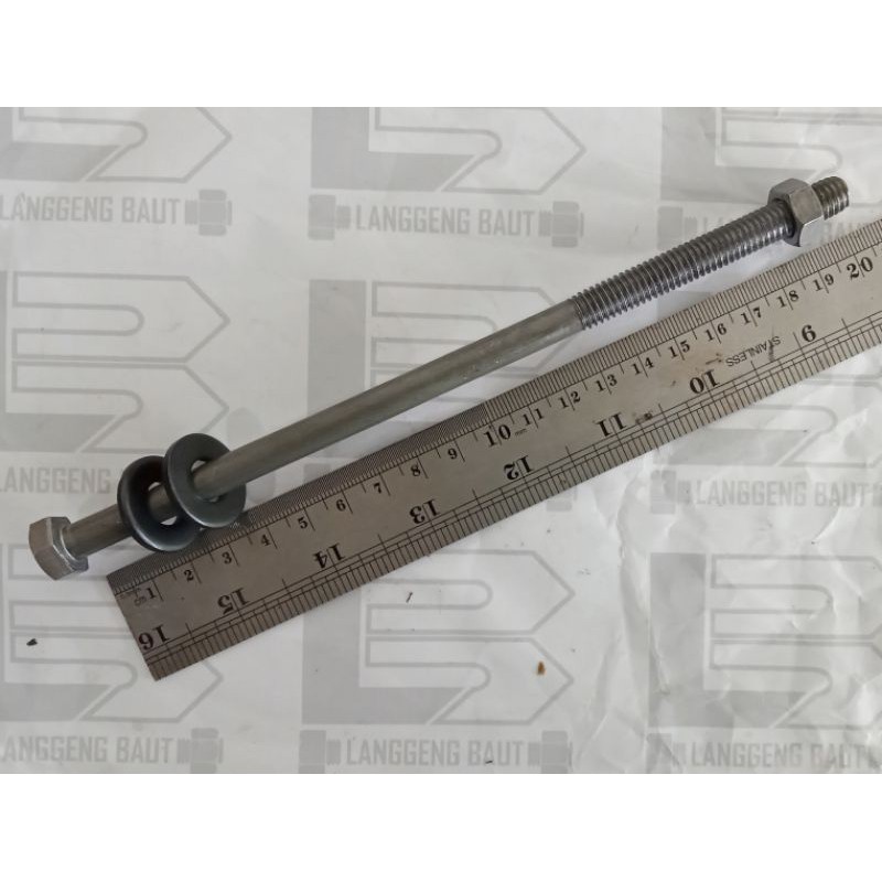 Baut Panjang 3/8 x 8 " / Kunci 14 Panjang 20 cm NC 3/8x8