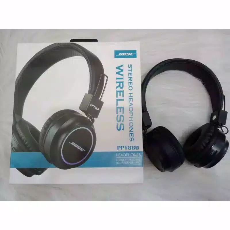 LC - HEADSET BLUETOOTH LED PPT 860/ HEADPHONE BLUETOOTH LED PPT 860 high quality