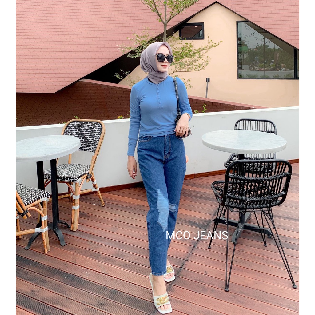 OOTD SZ 27-34 Boyfriend Jeans Aminah Premium