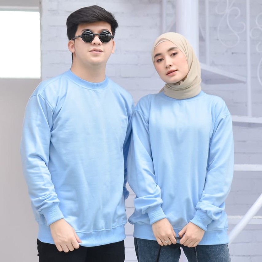 Baju Couple Polos BASIC Sweater Couple Switer Cople Jaket Couple Pasangan Couple Modis Kembaran