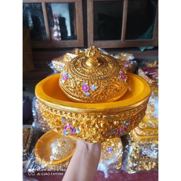 bokor fiber 30cm Prada elit/mas bokor kundangan bokor pajegan