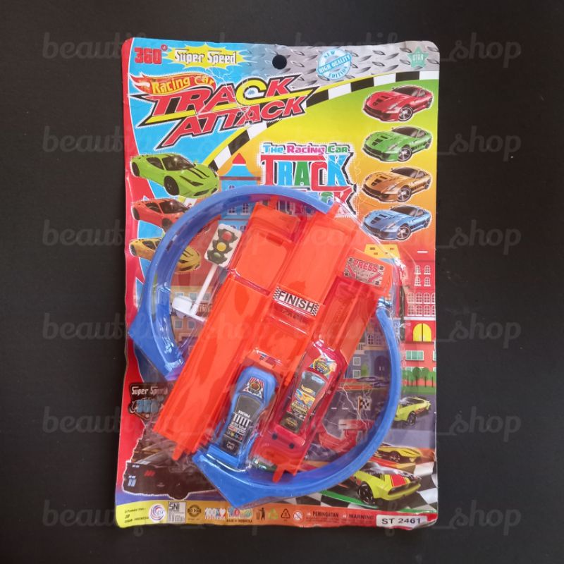 Mainan anak jalan mobil mobilan | jalanan mobil mainan anak laki laki | Track attack racing car | mo