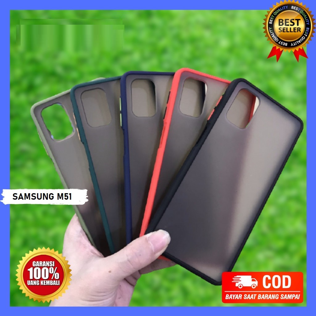 Aero Case SAMSUNG GALAXY M51 - Casing Black Soft Cover