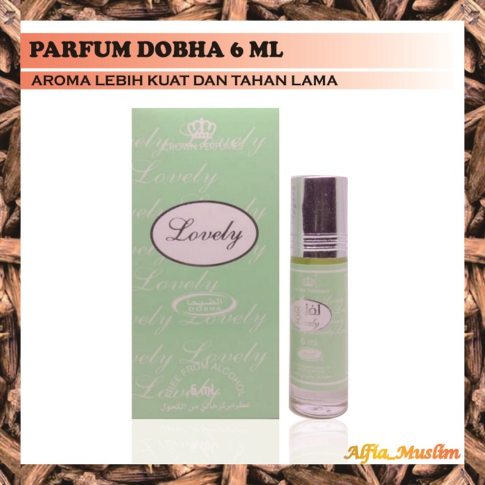 Parfum Lovely Non Al kohol Dobha 6 ML Roll On