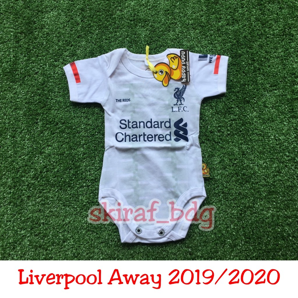 Baju Bola Bayi - Jumper Bola Bayi - Baju Bola Bayi Liverpool Away 2019-2020