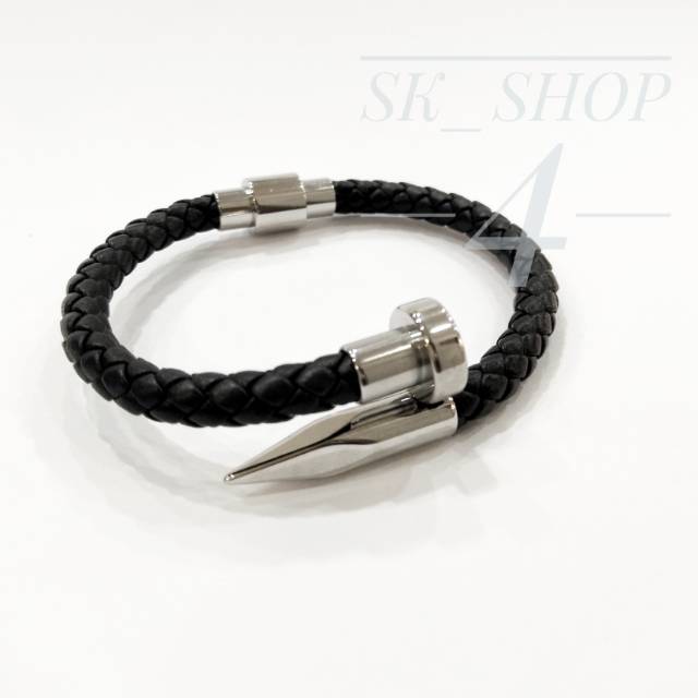 Gelang Kulit Paku Cartier Titanium