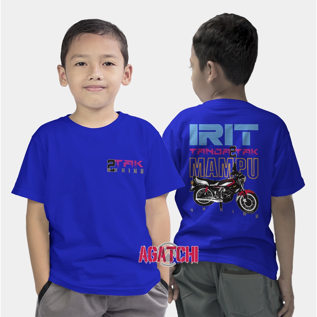 Baju Kaos Atasan Anak Laki-Laki Agatchi Motif King