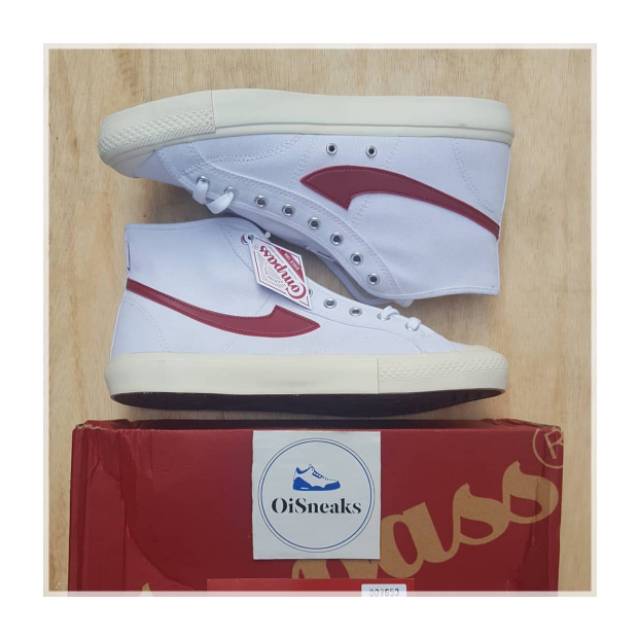  Sepatu  Compass  Gazelle  Hi White Red Shopee Indonesia