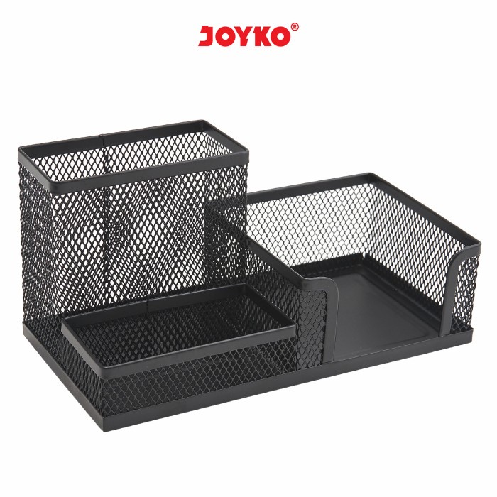 

Eklusif Joyko Desk Set Metal Pen Holder / Tempat Alat Tulis Kantor Besi Ds-20 Terbatas