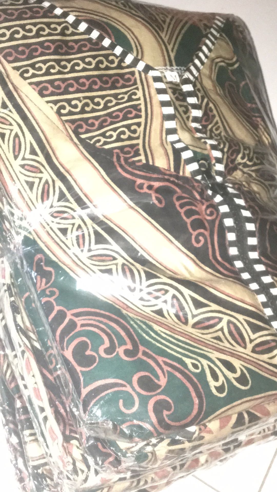 [bisa Cod] Tunik Batik Ziper Shibori Jumputan Terbariu Size M_3l  /hrb026 Yelbor