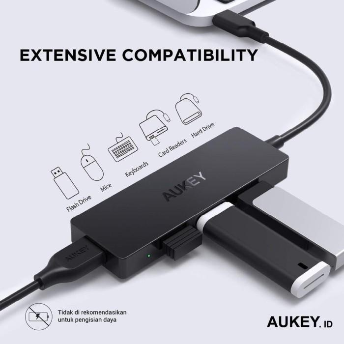Aukey Type C Hub Unity Slim 4 Port USB 3.0 - 500580 / 501756 - CB-C64