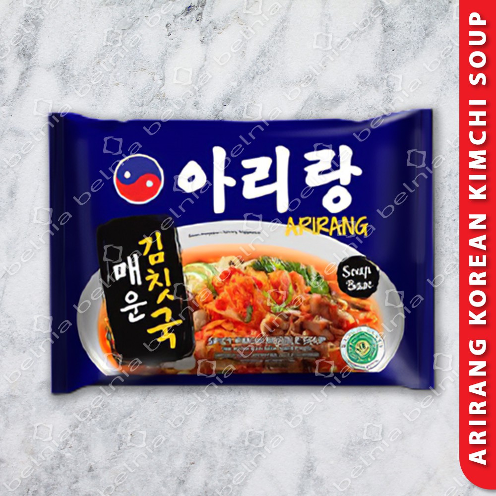 

Mie Kuah Korea Arirang Korean Soup Noodle Kuah KIMCHI SPICY Asam Pedas HALAL MUI SPICY SOUR