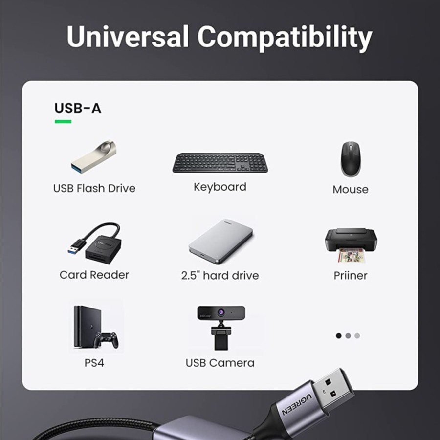 UGREEN USB Hub Kepala Adapter Adaptor 5in1 USB 3.0 Type C Laptop Macbook iPad Pro CM473 20805