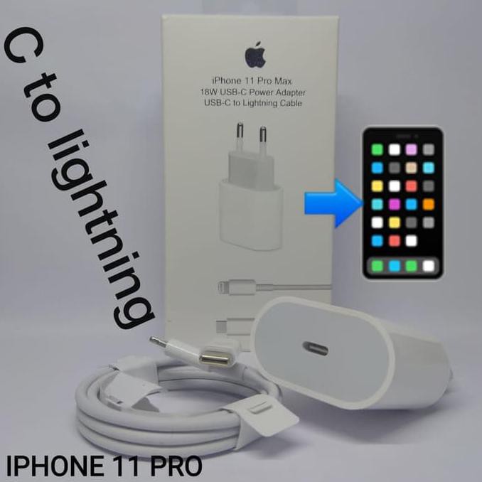 Travel Charger Cas Hp Cash Pengisi Daya Baterai Atau Casan Iphone 11 Pro Max Type C To Shopee Indonesia