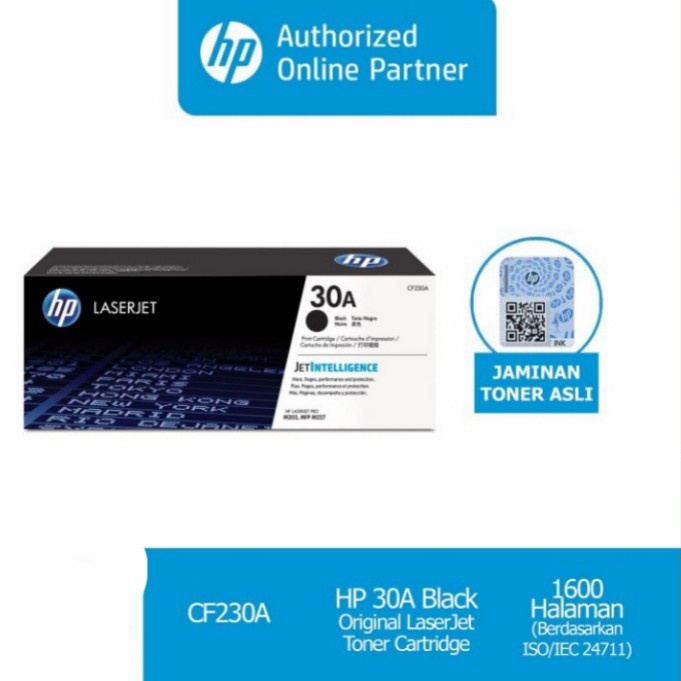 TONER HP 30A Black Original LaserJet Toner Cartridge (CF230A)