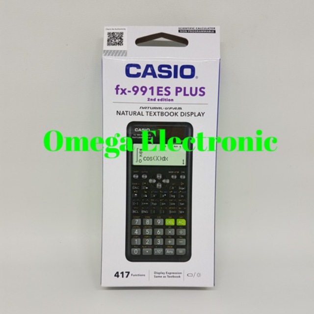 Casio FX 991 ES PLUS - Scientific Kalkulator FX-991ES PLUS Calculator Kuliah Sekolah