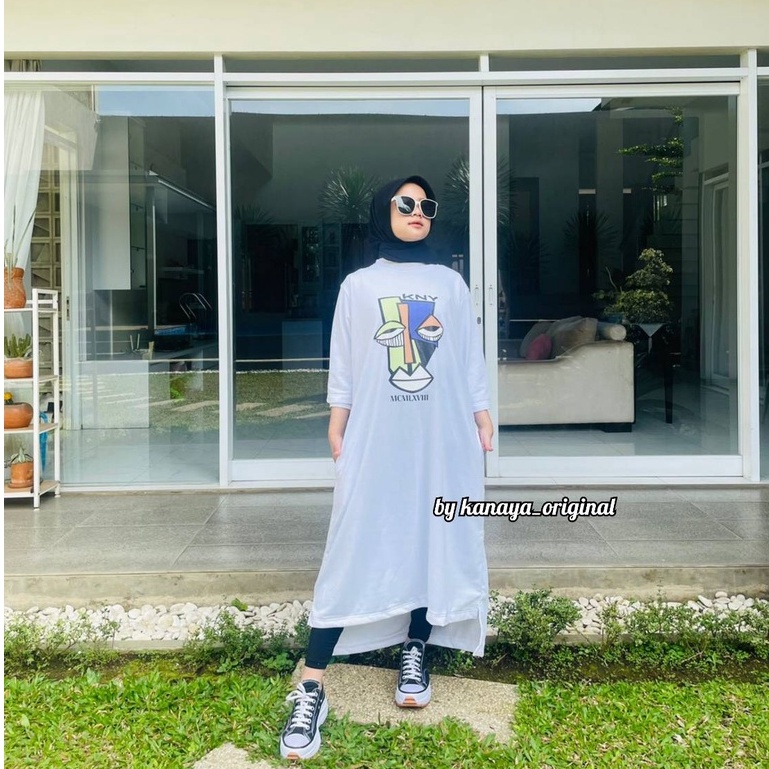 LONG TUNIK KANAYA ORIGINAL /LONG TUNIK KANAYA KOREAN STYLE / LONG TUNIK TERBARU/ LONG TUNIK IMPORT/ 