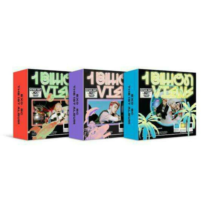 [READY SEALED] Album EXO-SC - 1 Billion Views Kihno ver Paradise Ocean Park | EXO SC 1BV