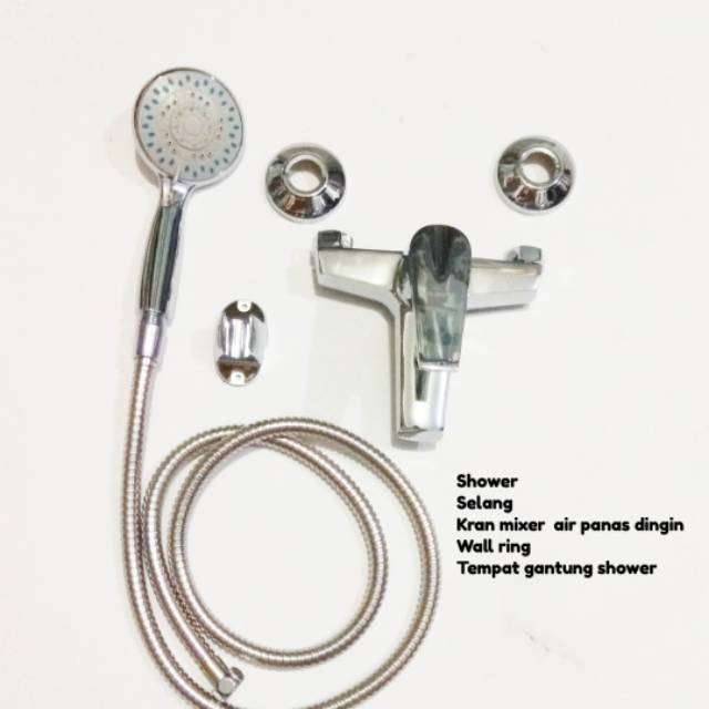 Kran bathup mixer air panas free shower