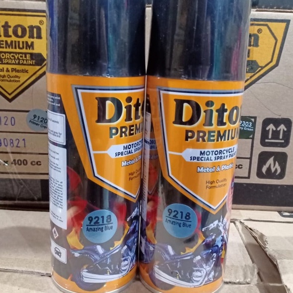 Pilok Pilox DITON Premium H9218* Amazing Blue / 9218 Biru Muda Metalik / Biru Honda (400cc/400ml)