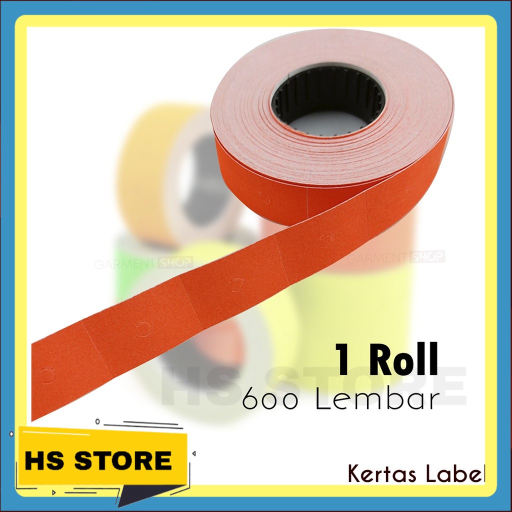 

ISI LABEL HARGA ALAT PRICE LABELLER REFILL REFIL 2 BARIS WARNA - WARNI