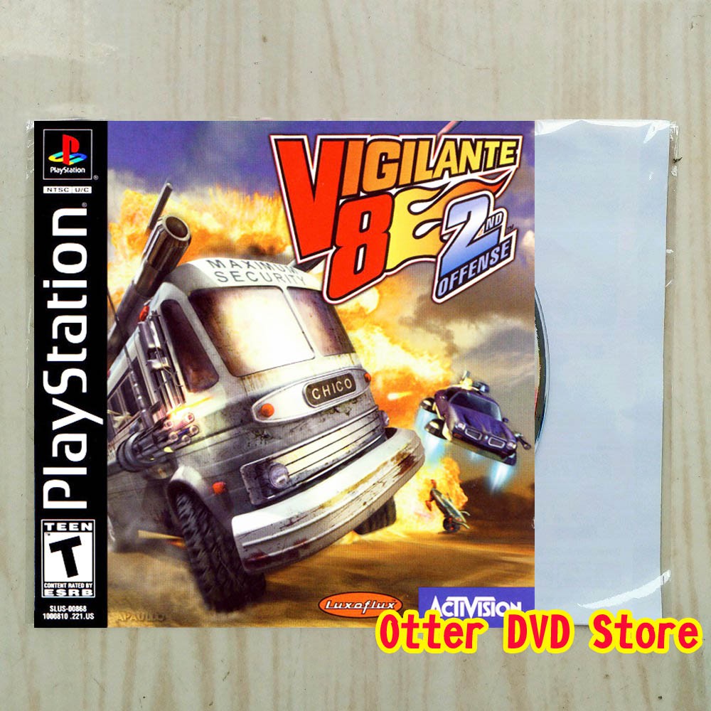 Kaset CD Game Ps1 Ps 1 Vigilante 8 - 2nd Offense