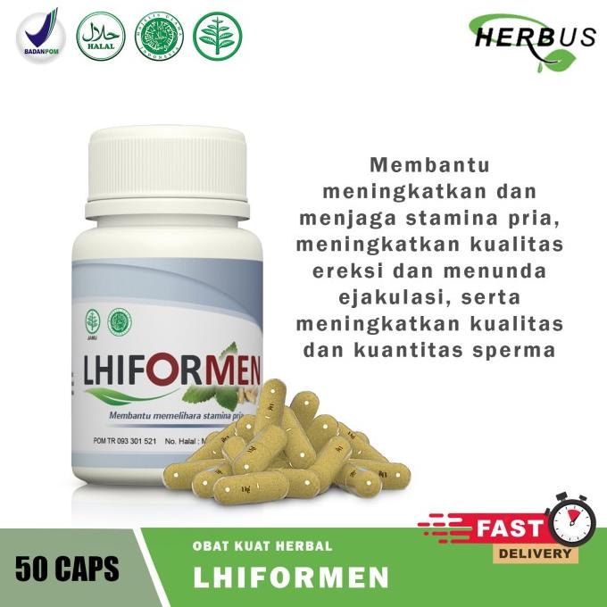 Obat Herbal Kejantanan Pria Kuat Tahan Lama LHIFORMEN Asli Original